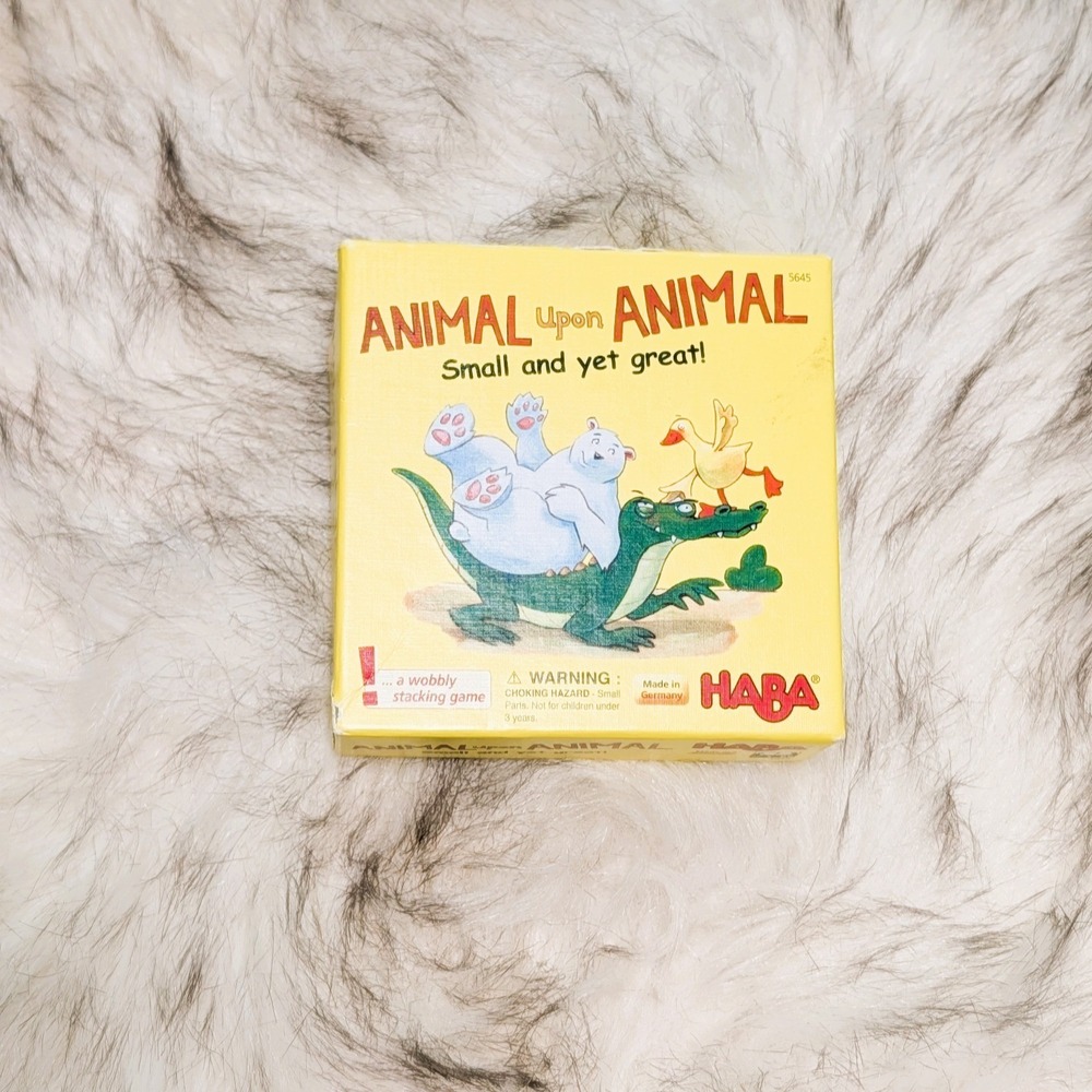 HABA Animal Upon Animal: Small and Yet Great! Stacking Game Pocket Version